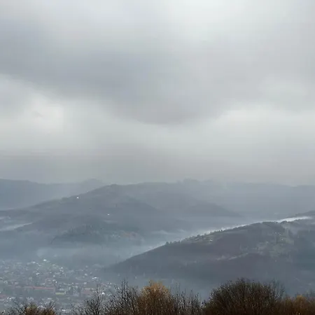 трембіта з сауною та чаном Villa Rachiw